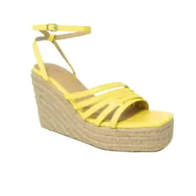 CHASE AND CHLOE Cordelia Platform Wedge Espadrille Sandal (Women)