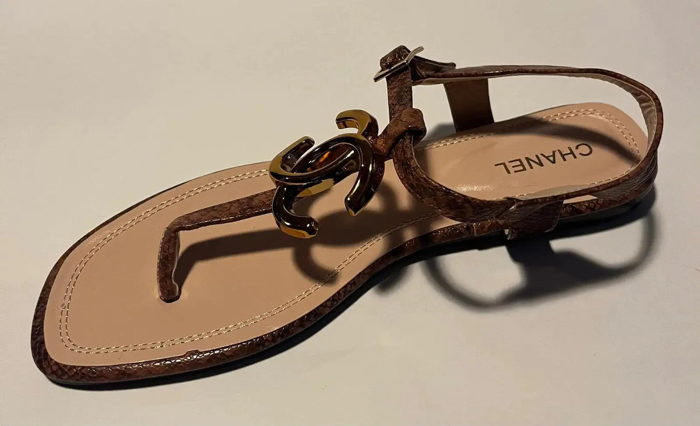 Women Thong Design Sandals With Back CC